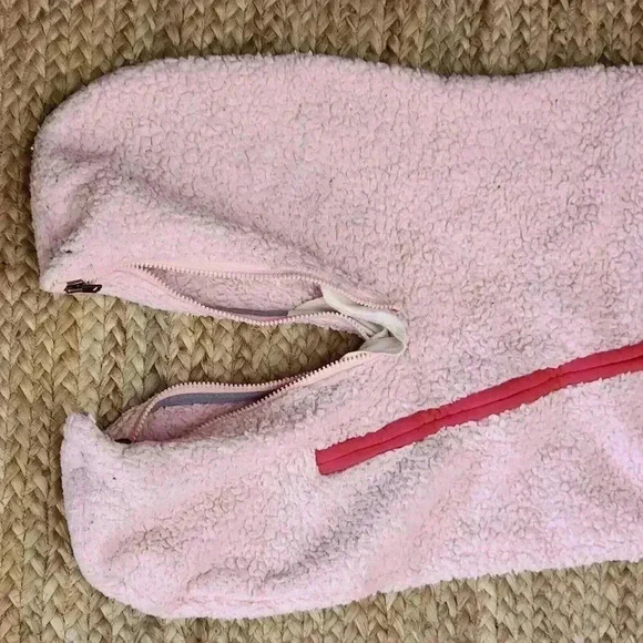 Pink Patagonia Baby Sleeper Zipper Outfit Size 6 Month Baby Girl-A1 - Picture 4 of 8